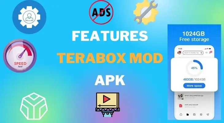 features of terabox mod apk